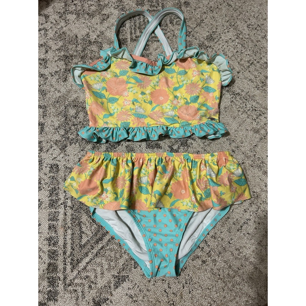 Matilda Jane Girls Two Piece Bikini Swimsuit Size 14